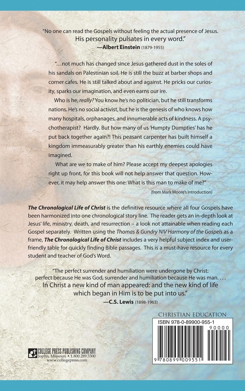 Rückseitencover The Chronological Life of Christ