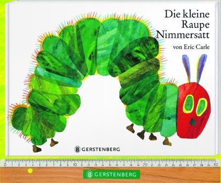 Beispielinhalt (Bild) Die kleine Raupe Nimmersatt