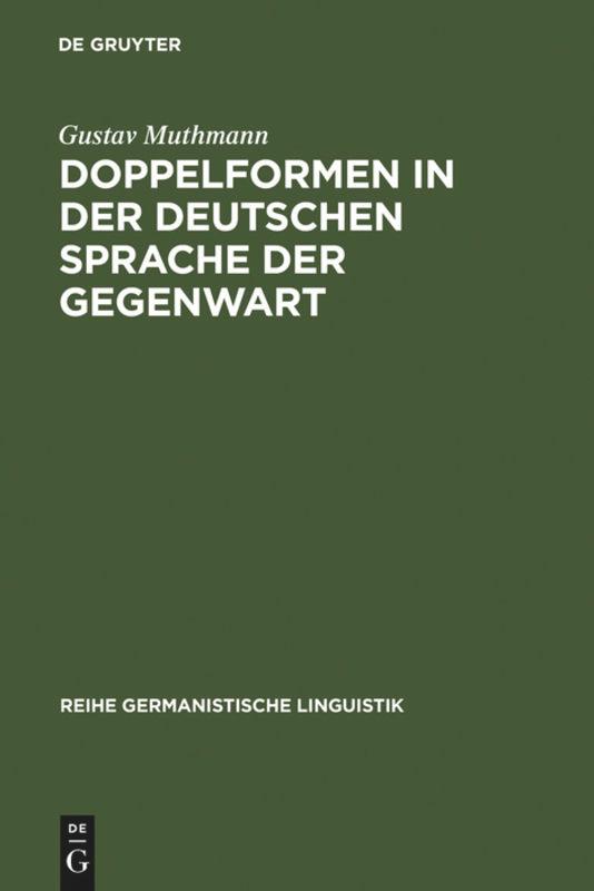 Vorderes Coverbild Doppelformen in der deutschen Sprache der Gegenwart