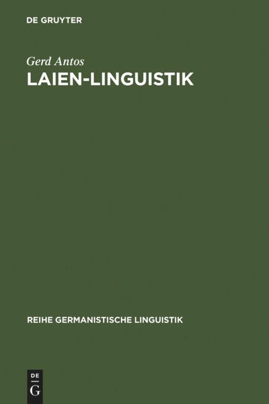 Vorderes Coverbild Laien-Linguistik