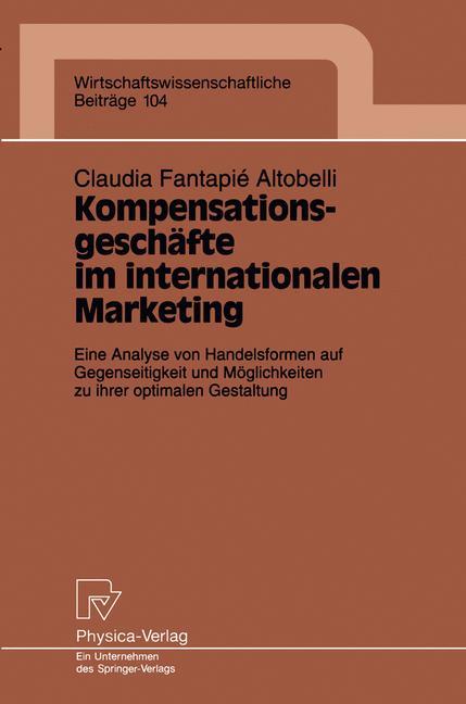 Vorderes Coverbild Kompensationsgeschäfte im internationalen Marketing