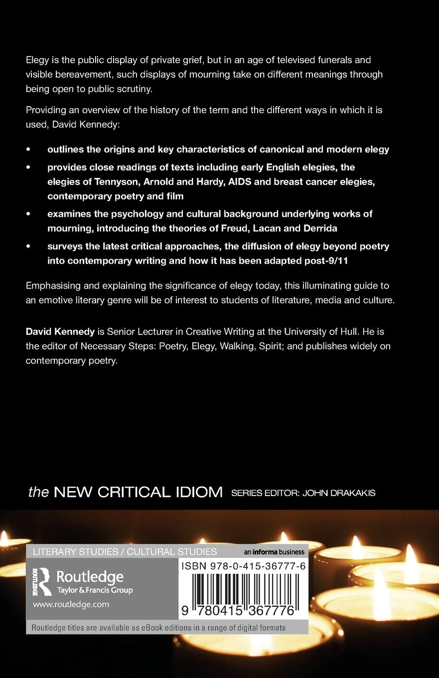 Rückseitencover Elegy