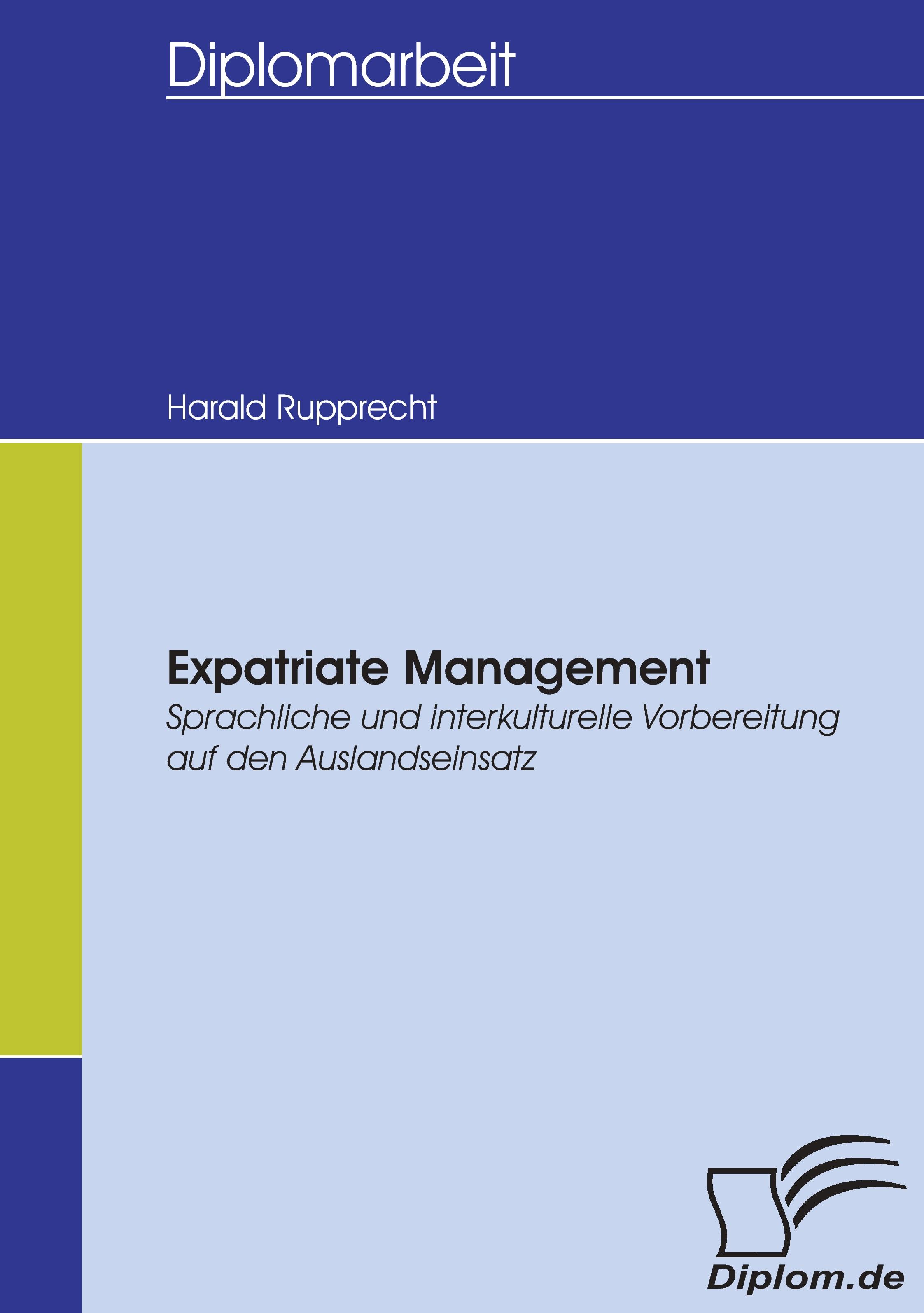 Vorderes Coverbild Expatriate Management