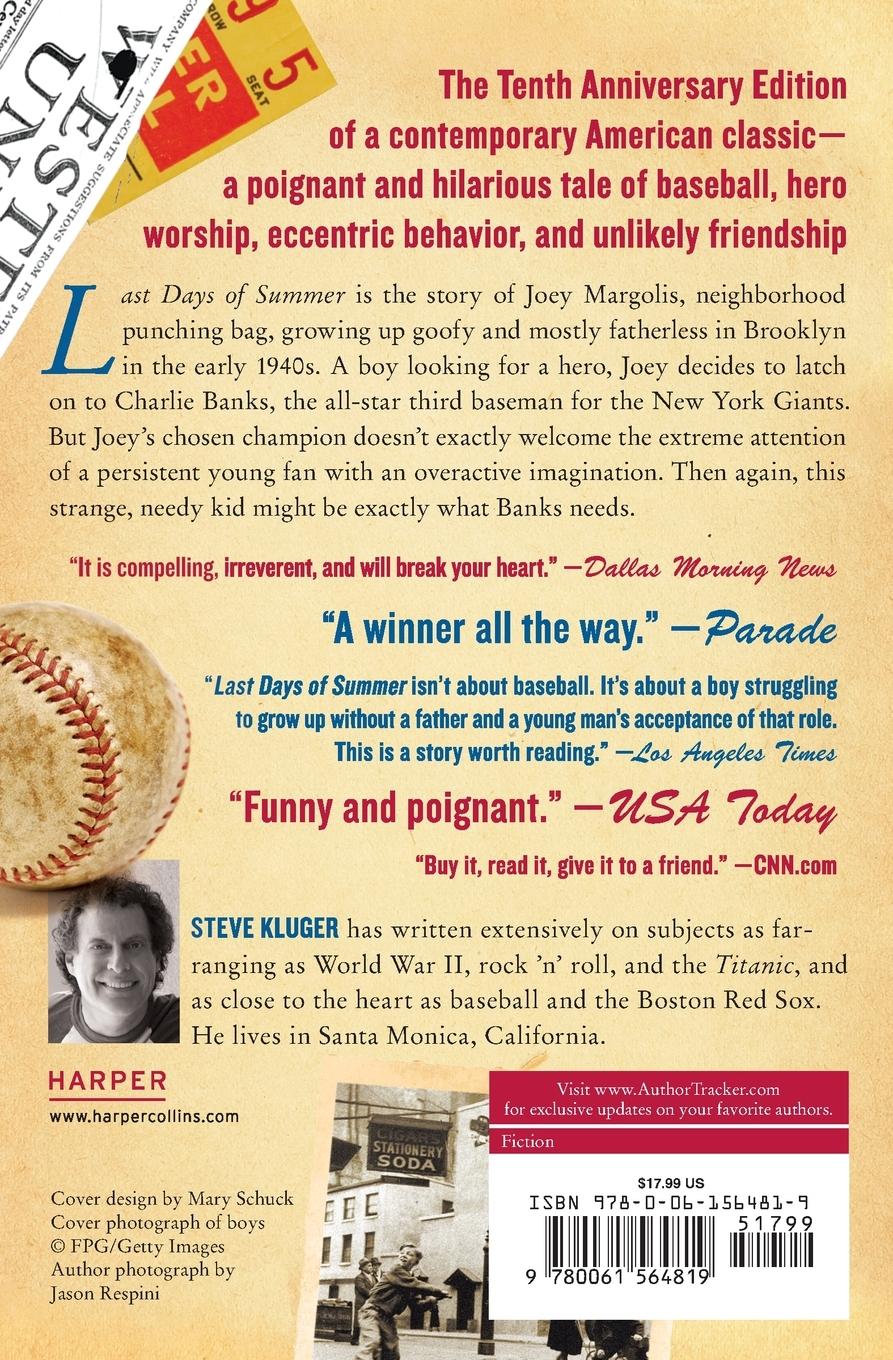 Rückseitencover Last Days of Summer (Anniversary)