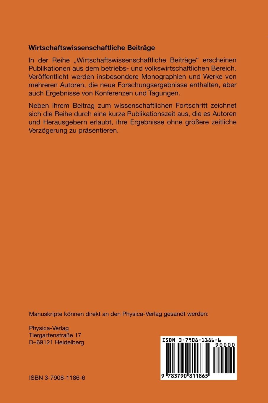 Rückseitencover Alternative Entscheidungskonzepte in der Banktheorie