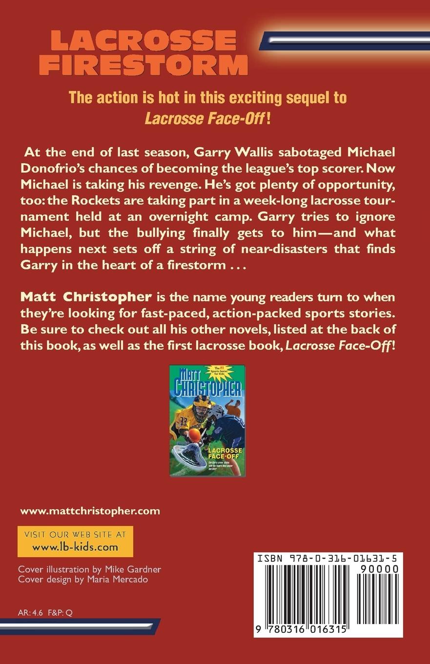 Rückseitencover Lacrosse Firestorm