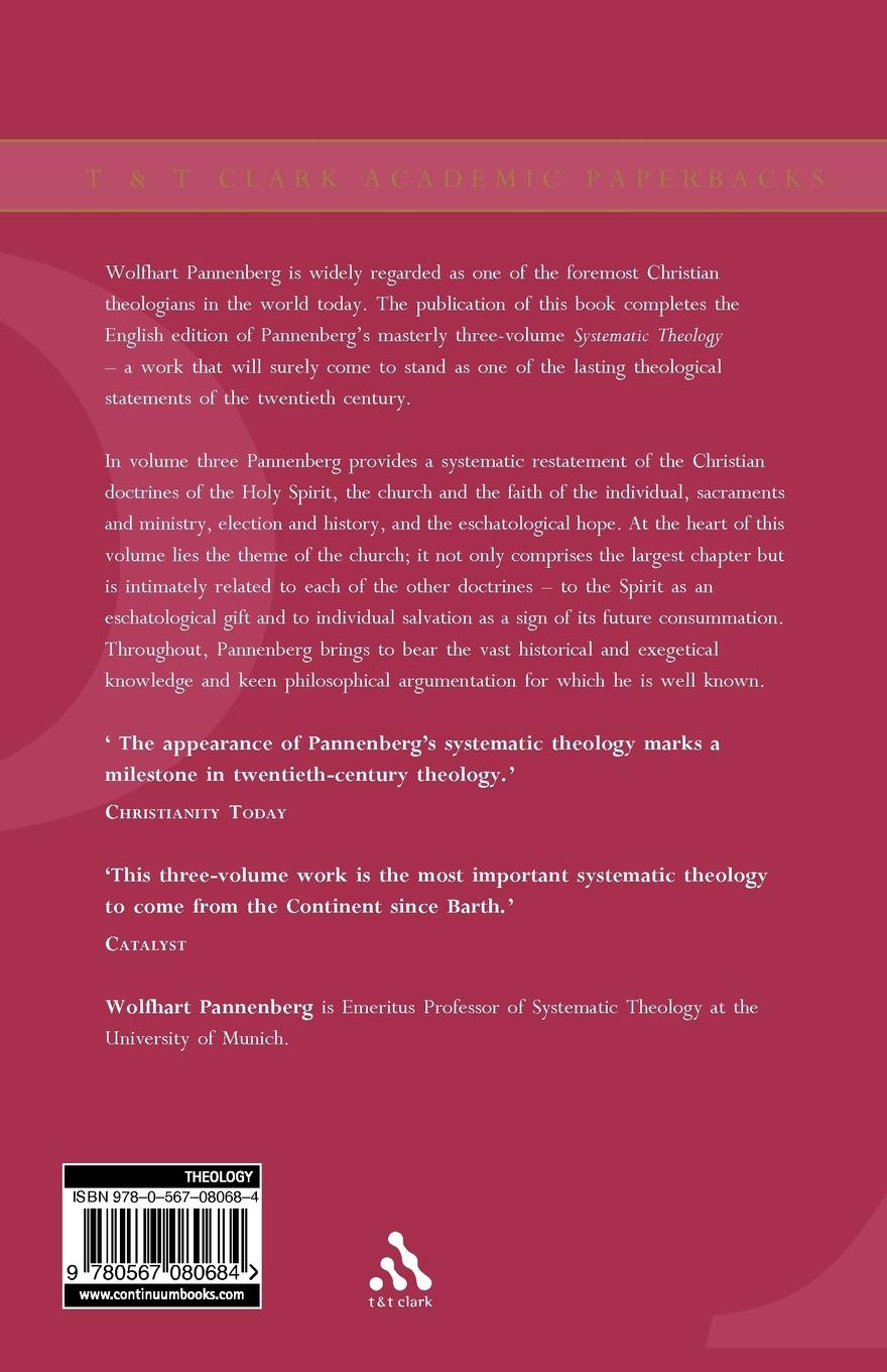Rückseitencover Systematic Theology Vol 3