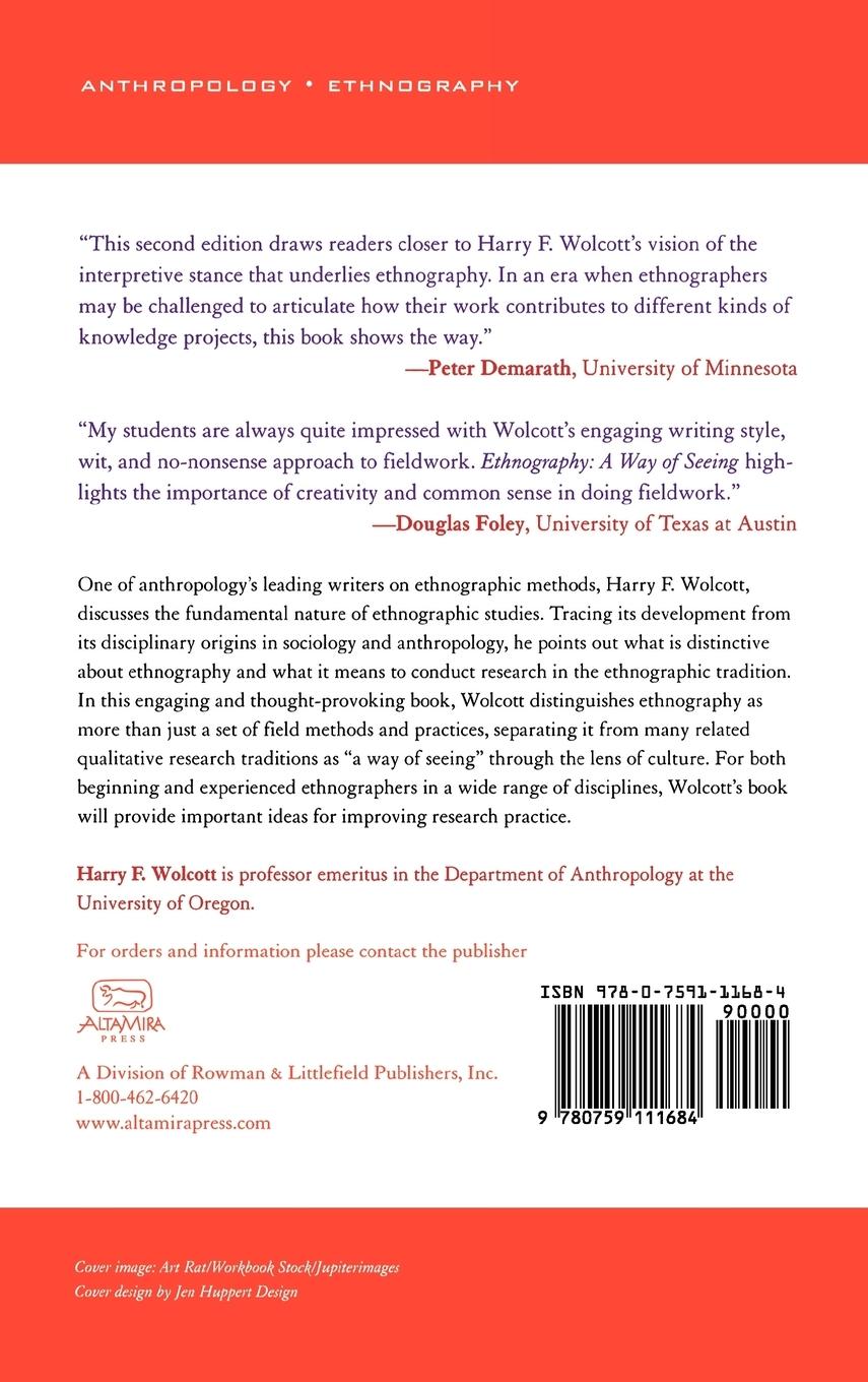 Rückseitencover Ethnography