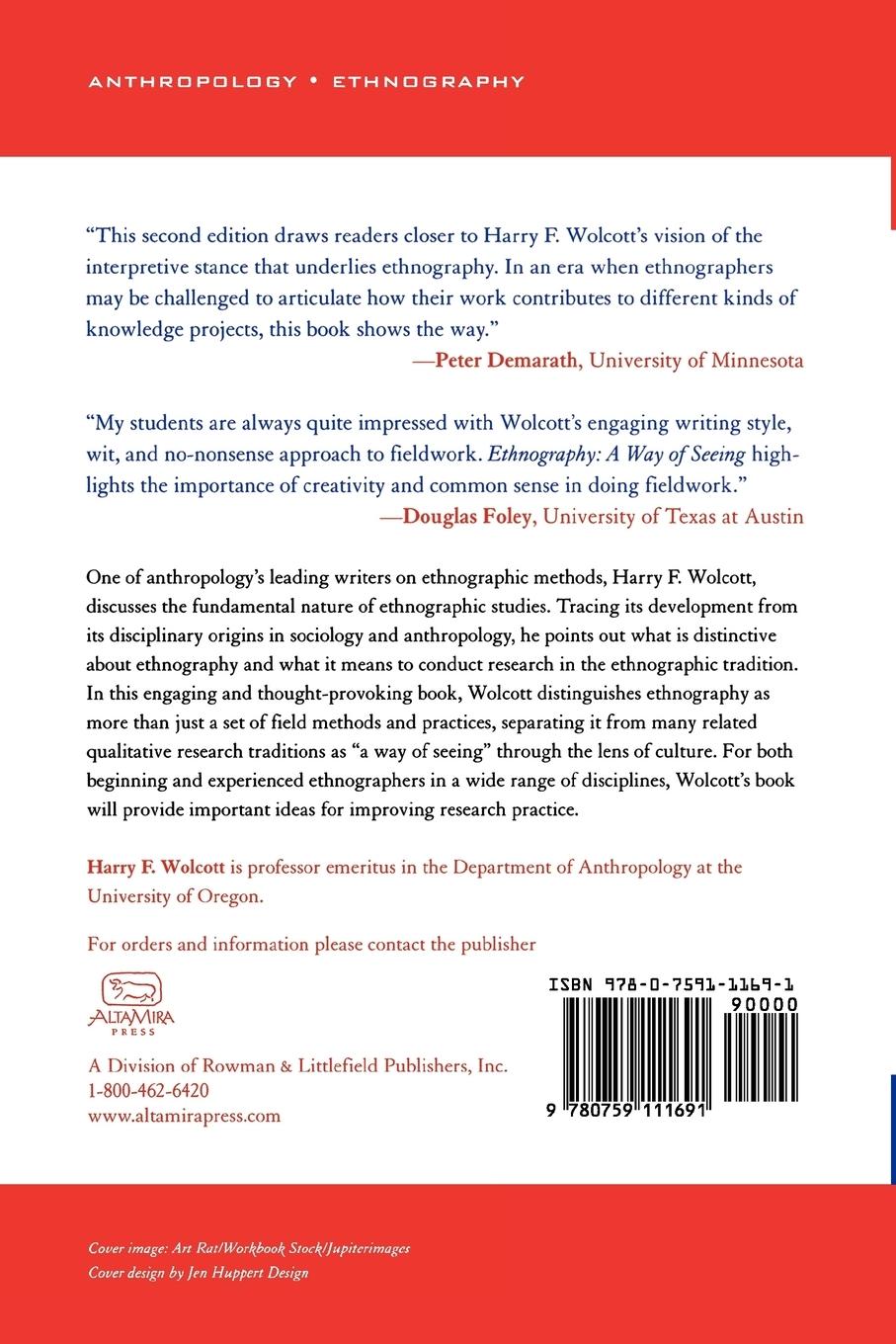 Rückseitencover Ethnography