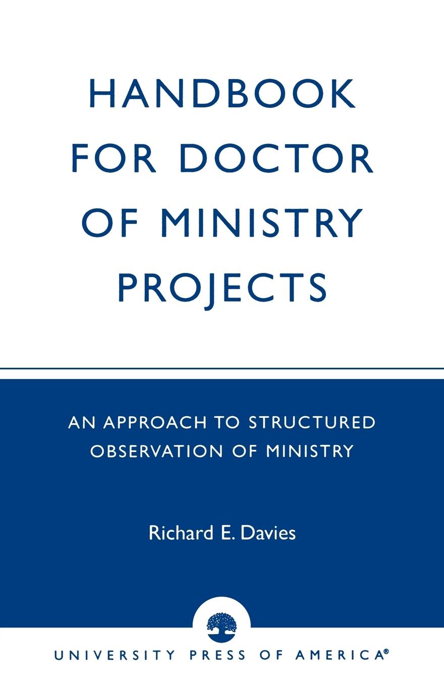 Vorderes Coverbild Handbook for Doctor of Ministry Projects