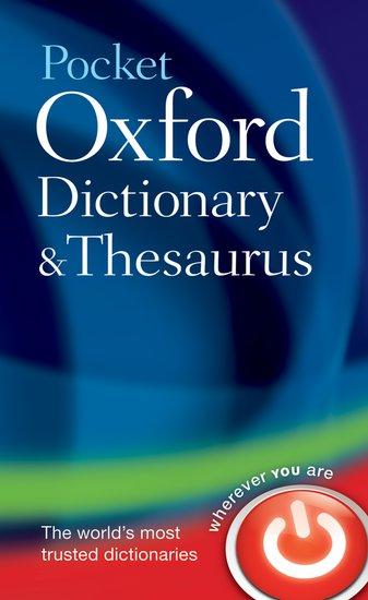Vorderes Coverbild Pocket Oxford Dictionary and Thesaurus