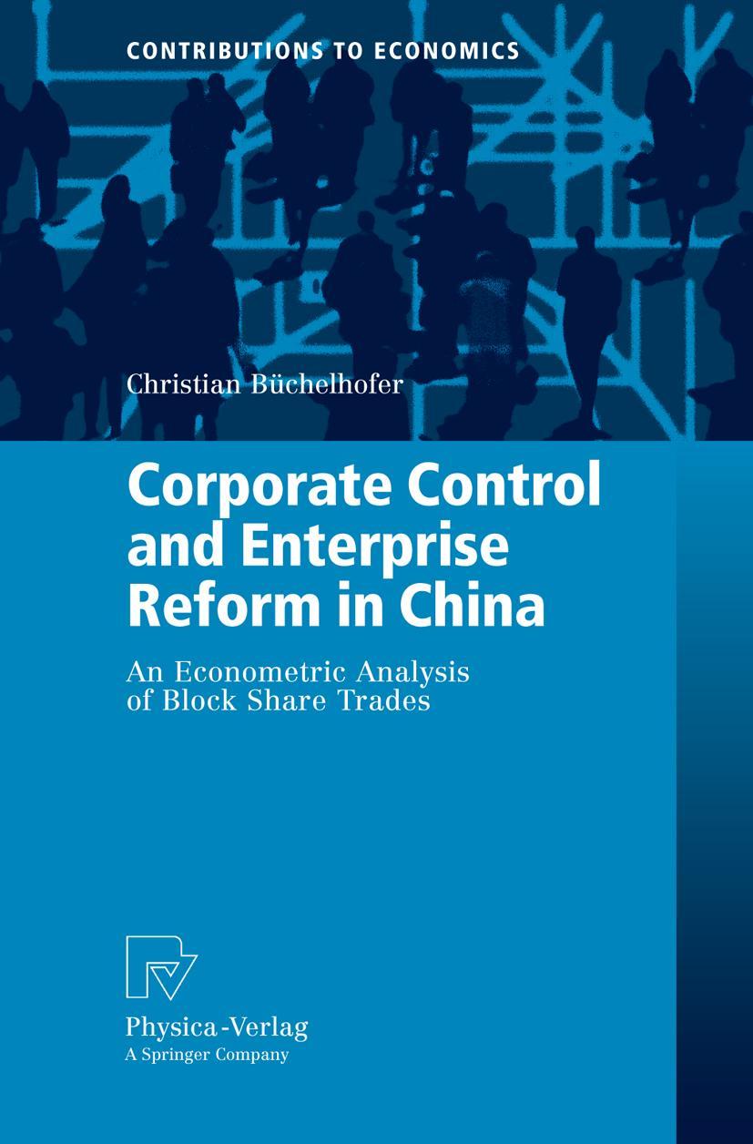 Vorderes Coverbild Corporate Control and Enterprise Reform in China