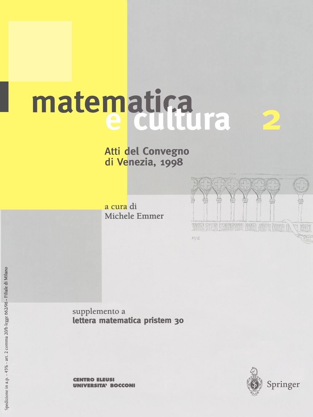 Vorderes Coverbild Matematica E Cultura 2