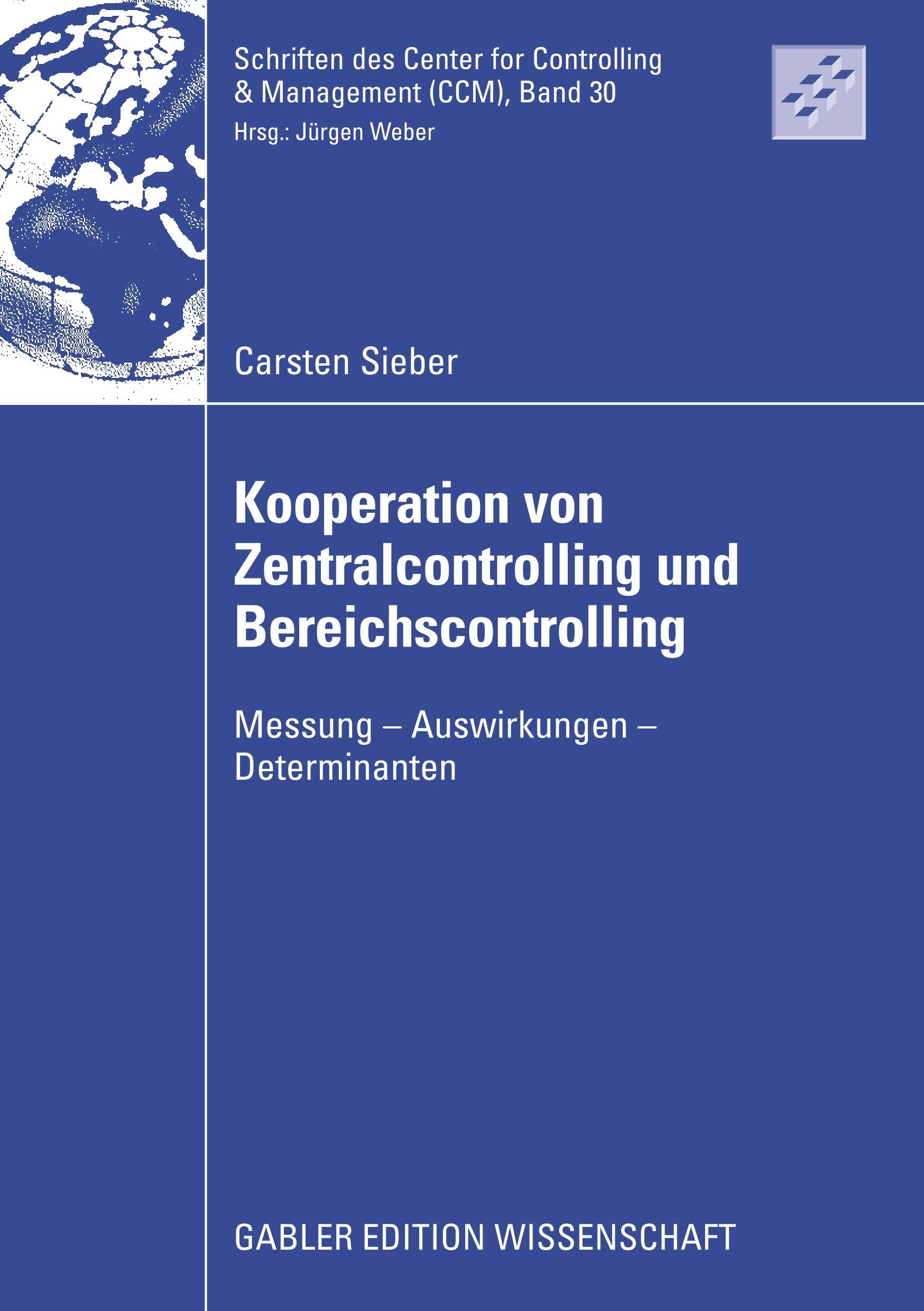 Vorderes Coverbild Kooperation von Zentralcontrolling und Bereichscontrolling