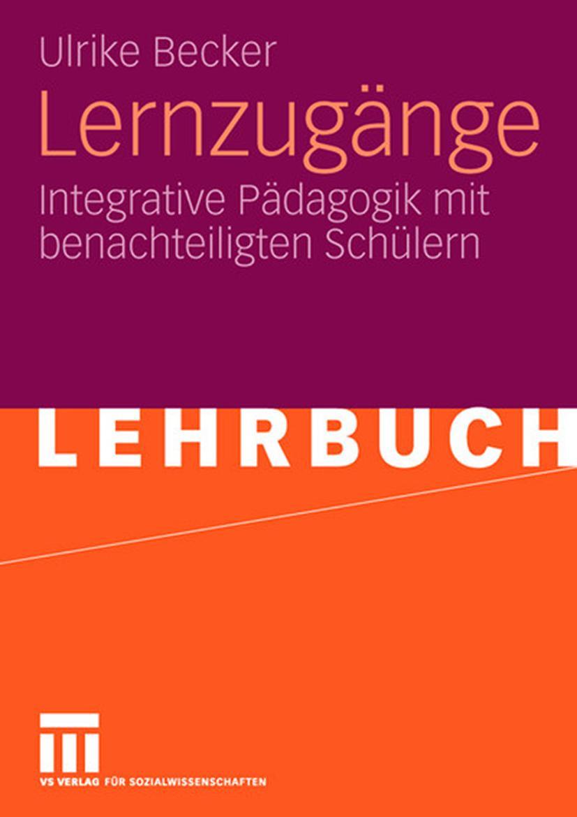 Vorderes Coverbild Lernzugänge