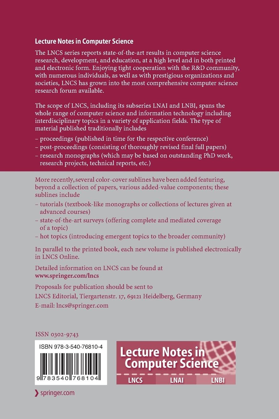 Rückseitencover Early Aspects: Current Challenges and Future Directions