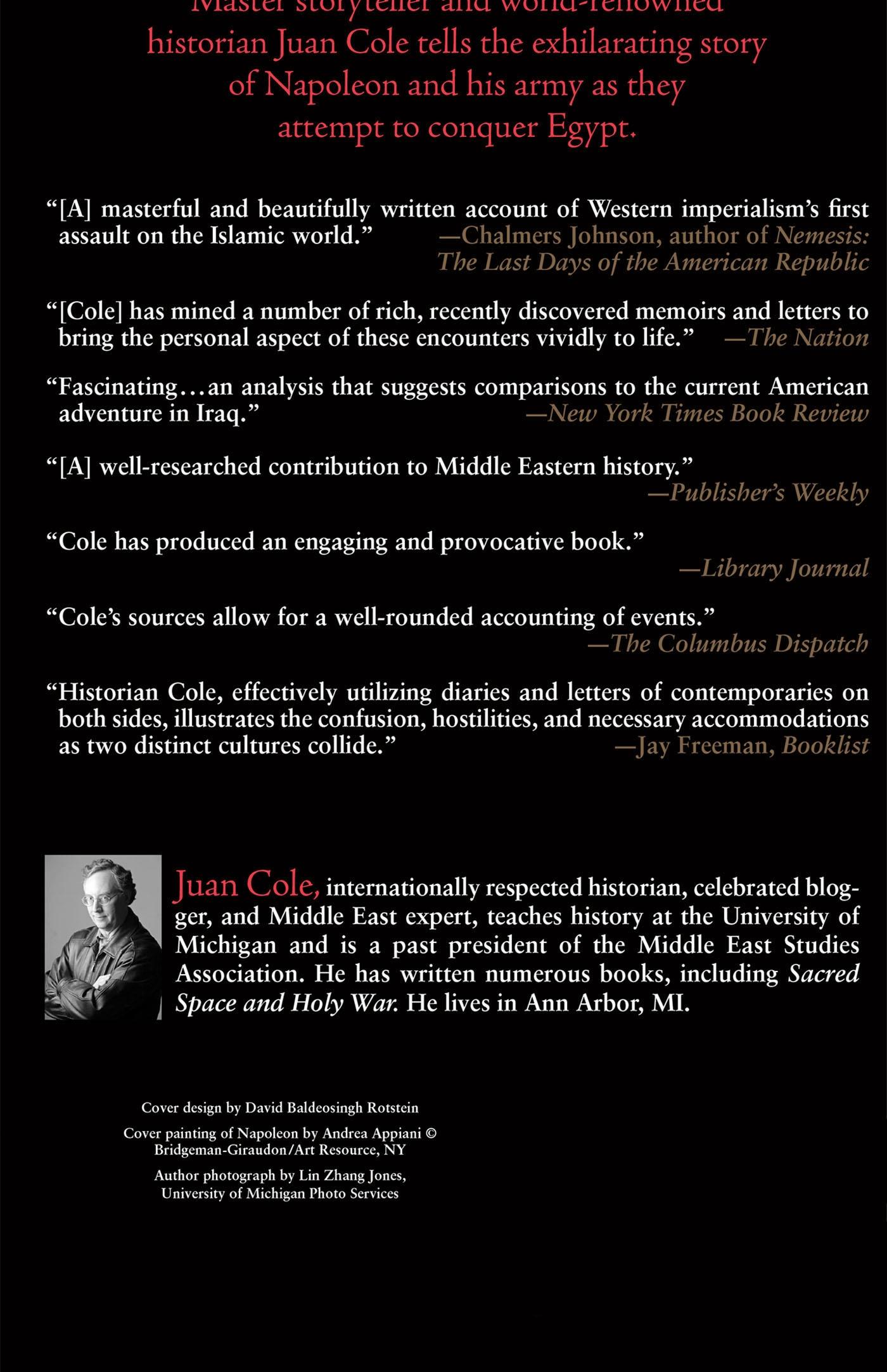 Rückseitencover Napoleon's Egypt