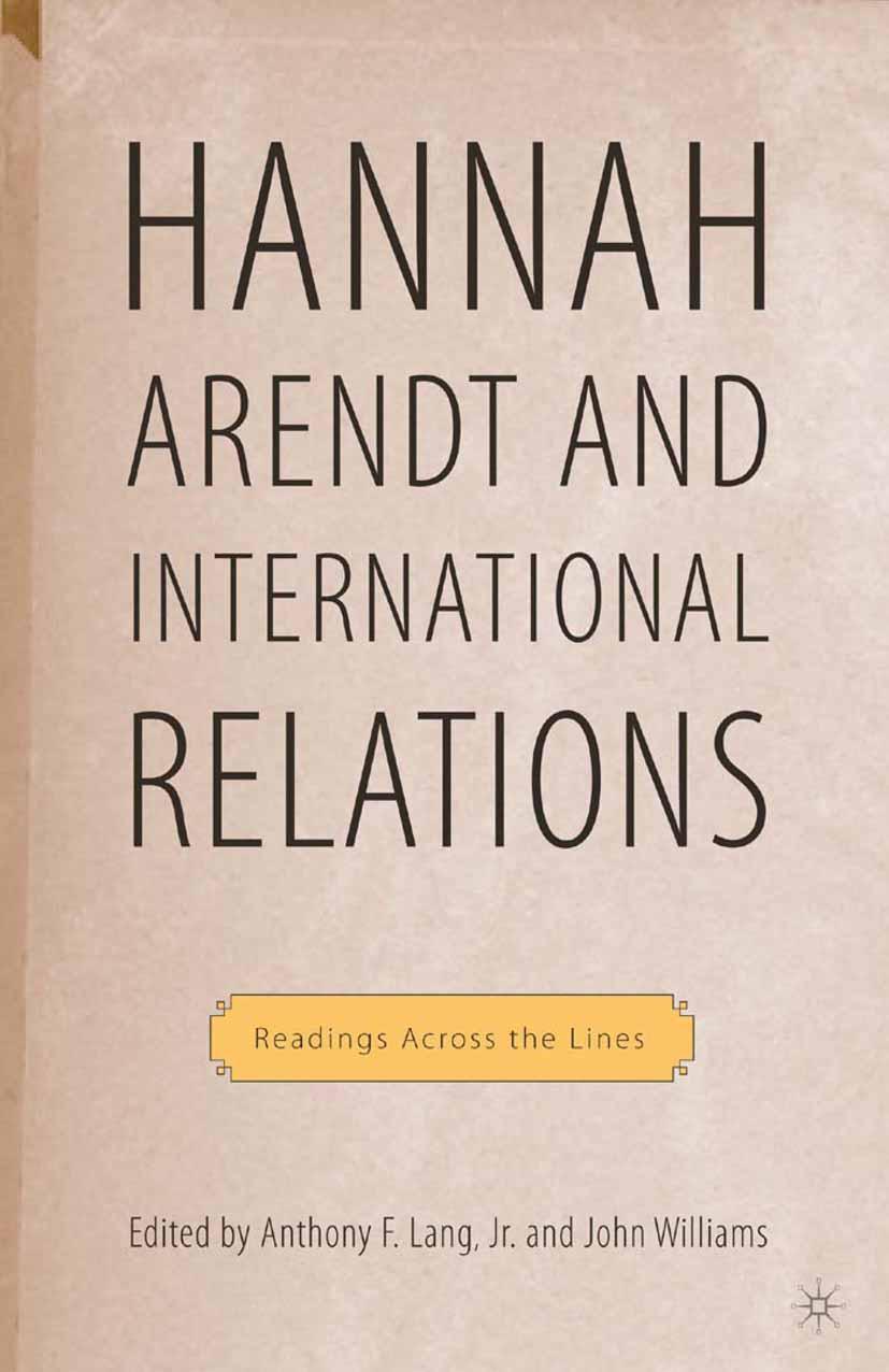 Vorderes Coverbild Hannah Arendt and International Relations