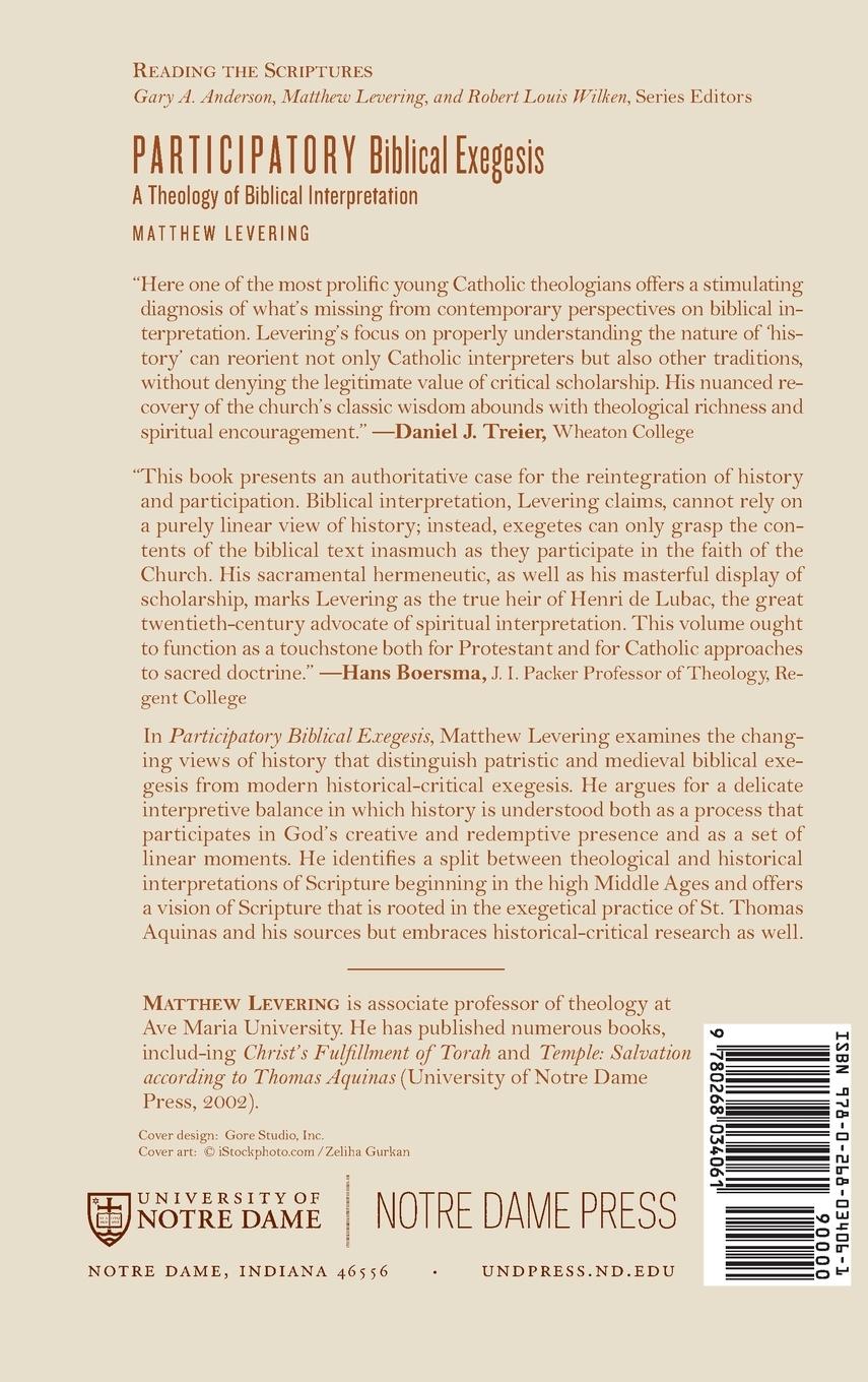 Rückseitencover Participatory Biblical Exegesis