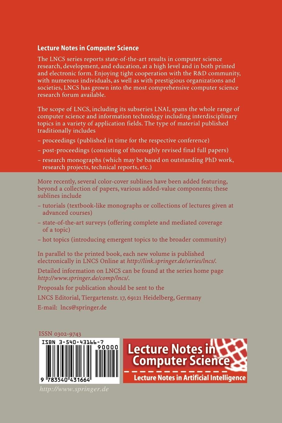 Rückseitencover ZB 2002: Formal Specification and Development in Z and B