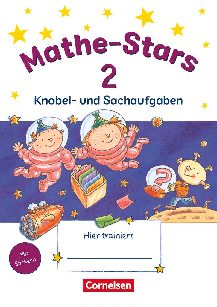 Vorderes Coverbild Mathe-Stars 2. Schuljahr. Knobel- und Sachaufgaben