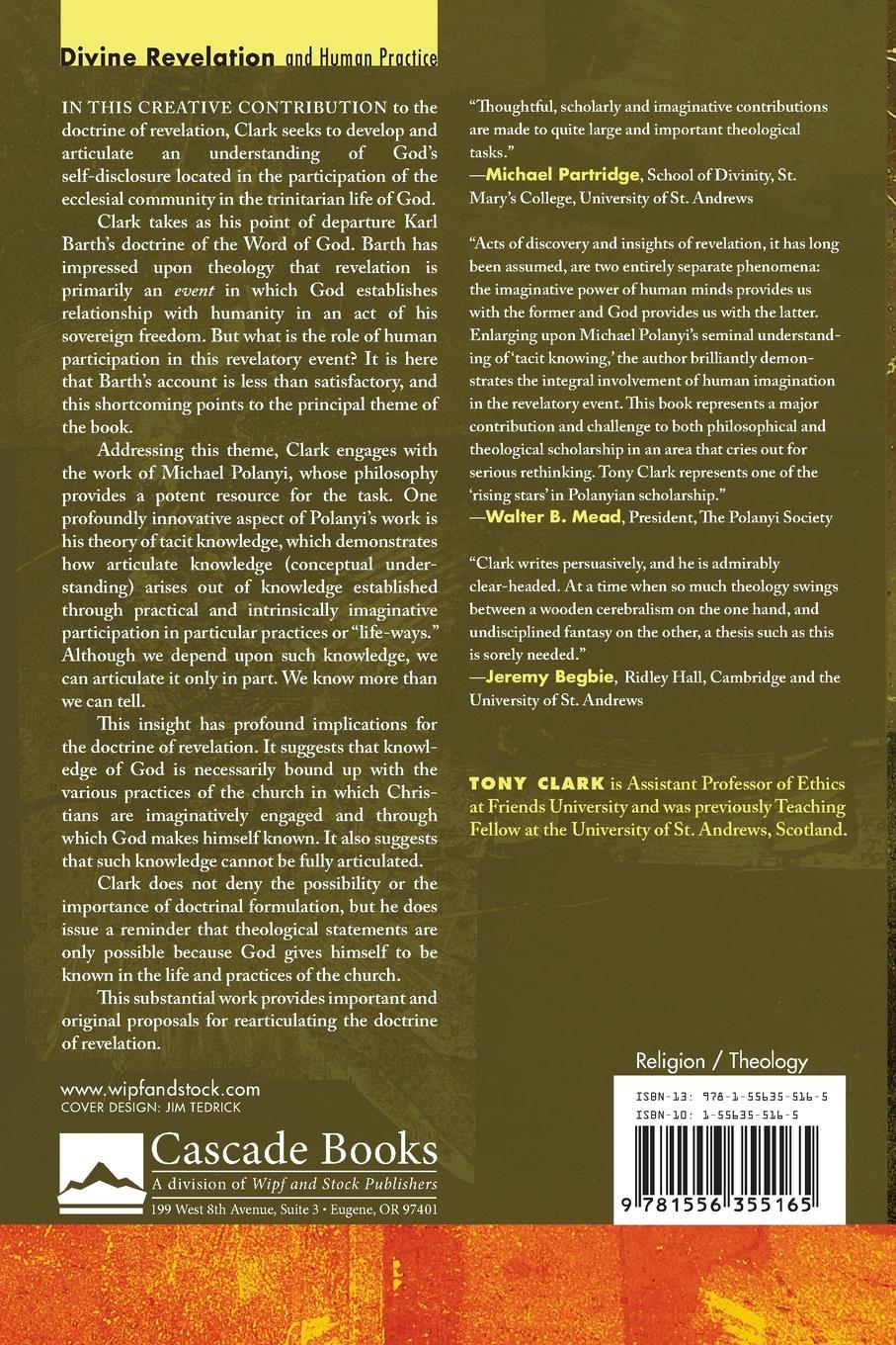 Rückseitencover Divine Revelation and Human Practice