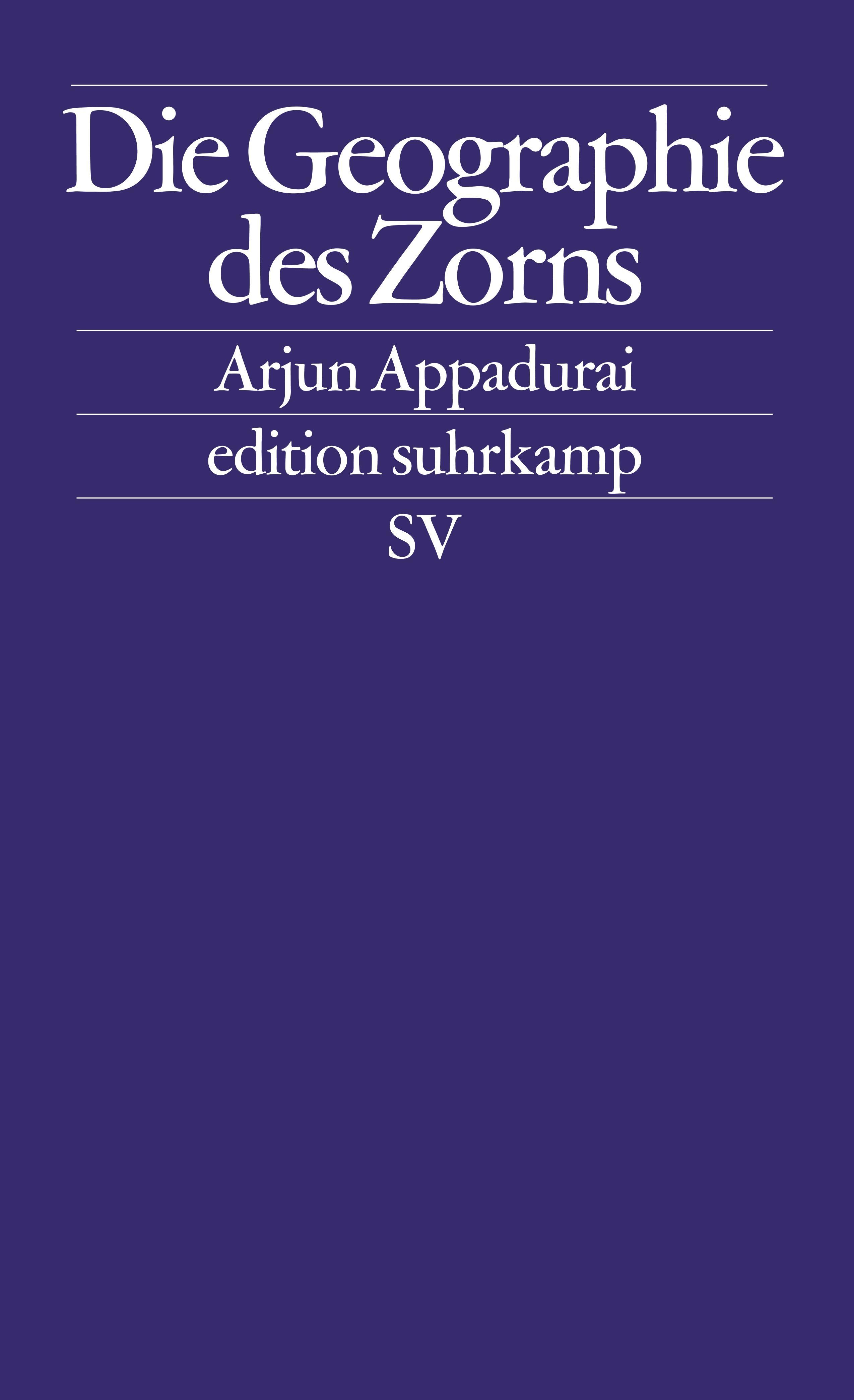Vorderes Coverbild Die Geographie des Zorns