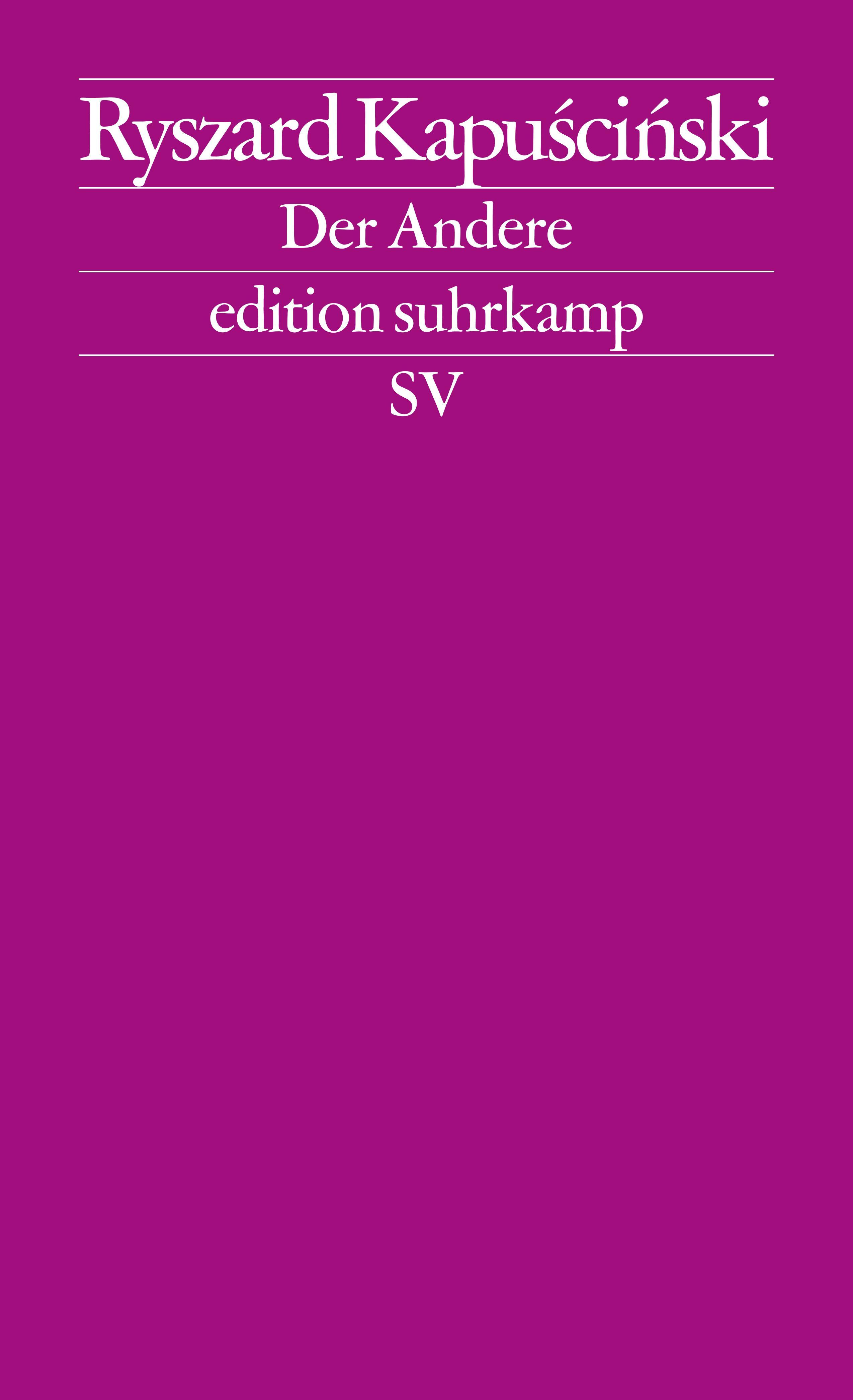 Vorderes Coverbild Der Andere