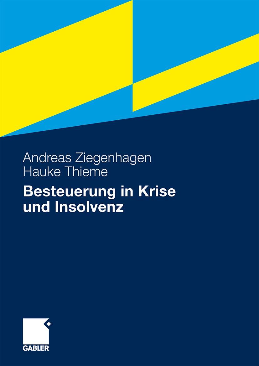 Vorderes Coverbild Besteuerung in Krise und Insolvenz