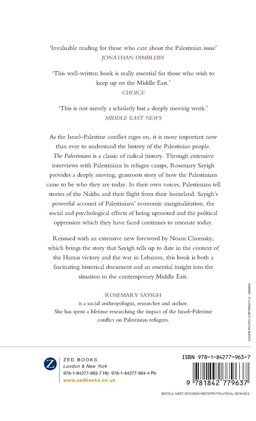 Rückseitencover The Palestinians