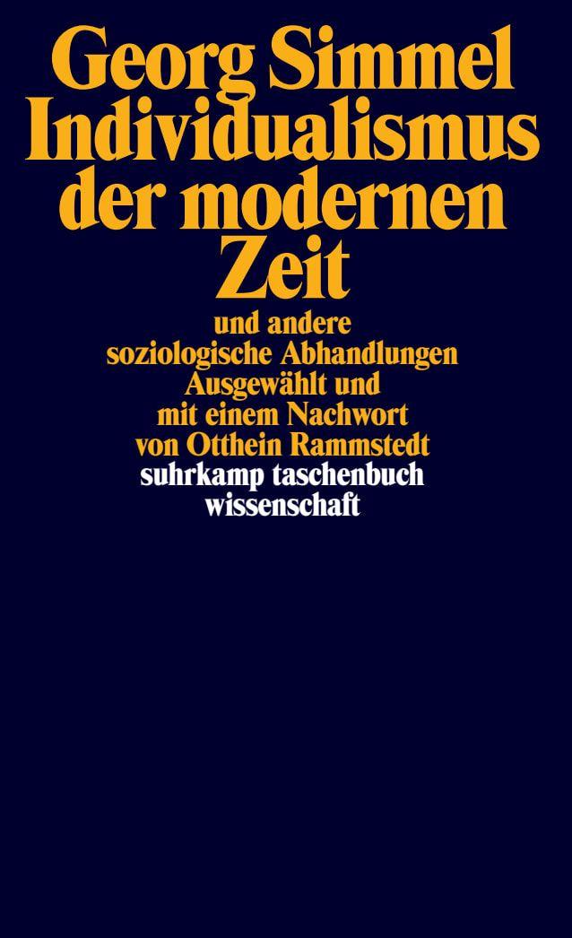 Vorderes Coverbild Individualismus der modernen Zeit