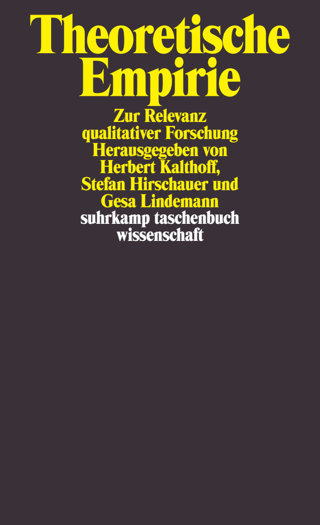 Vorderes Coverbild Theoretische Empirie
