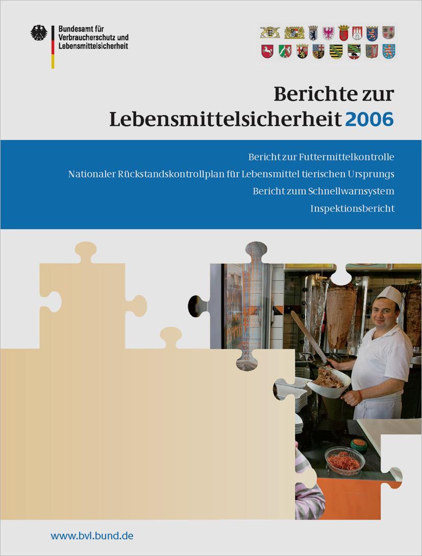 Vorderes Coverbild Berichte zur Lebensmittelsicherheit 2006