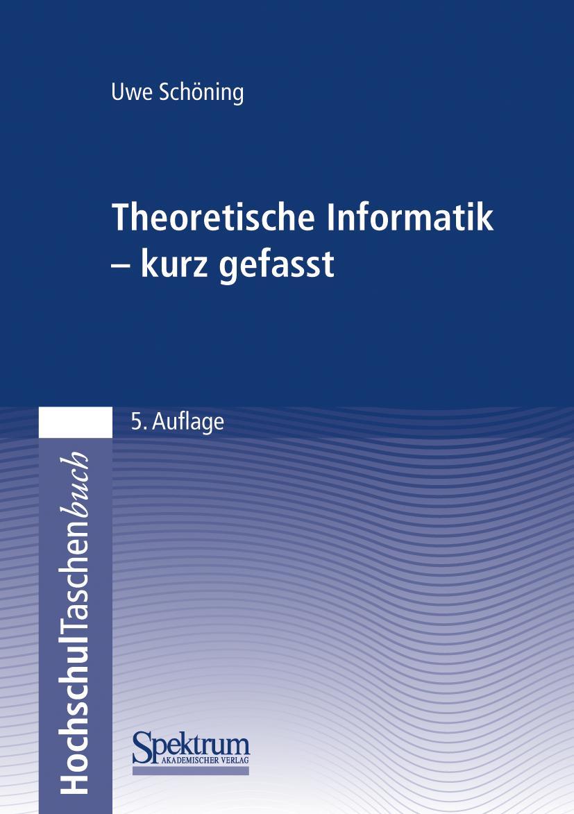 Vorderes Coverbild Theoretische Informatik - kurz gefasst
