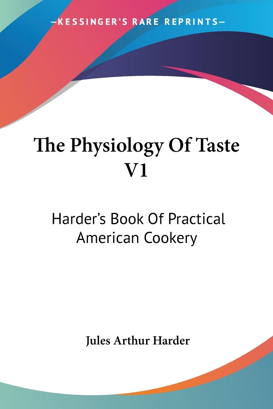 Vorderes Coverbild The Physiology Of Taste V1