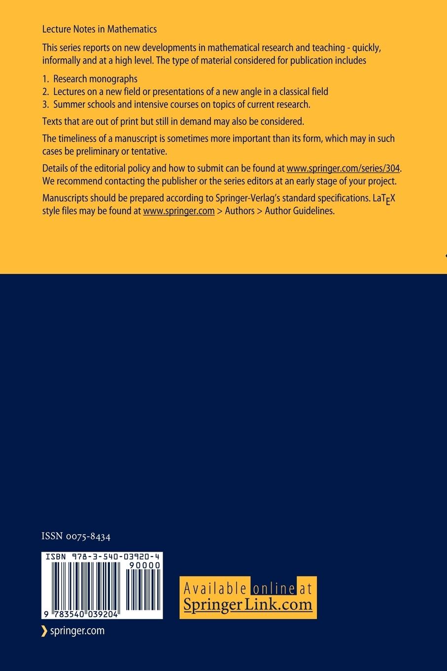Rückseitencover Lectures on Injective Modules and Quotient Rings