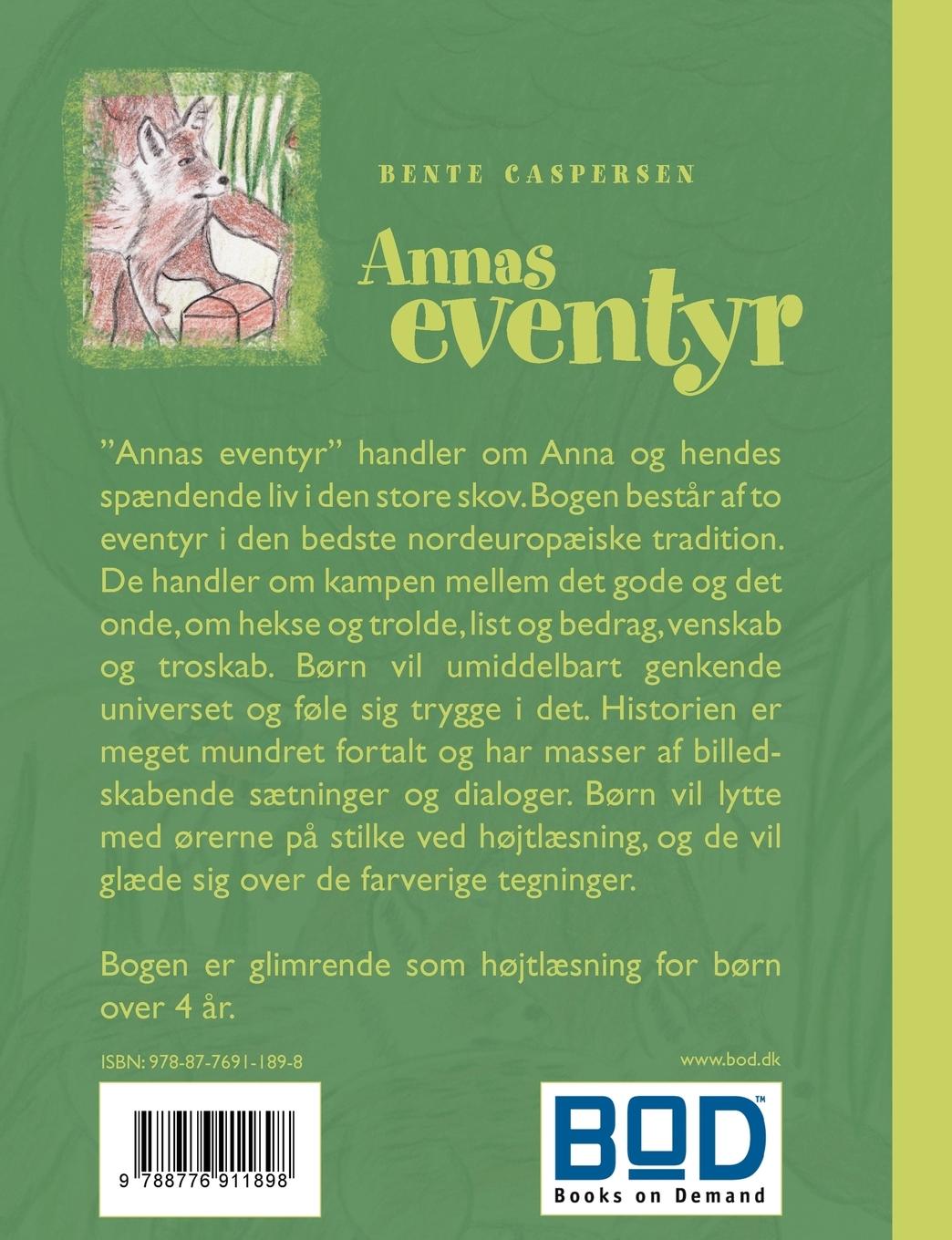 Rückseitencover Annas eventyr
