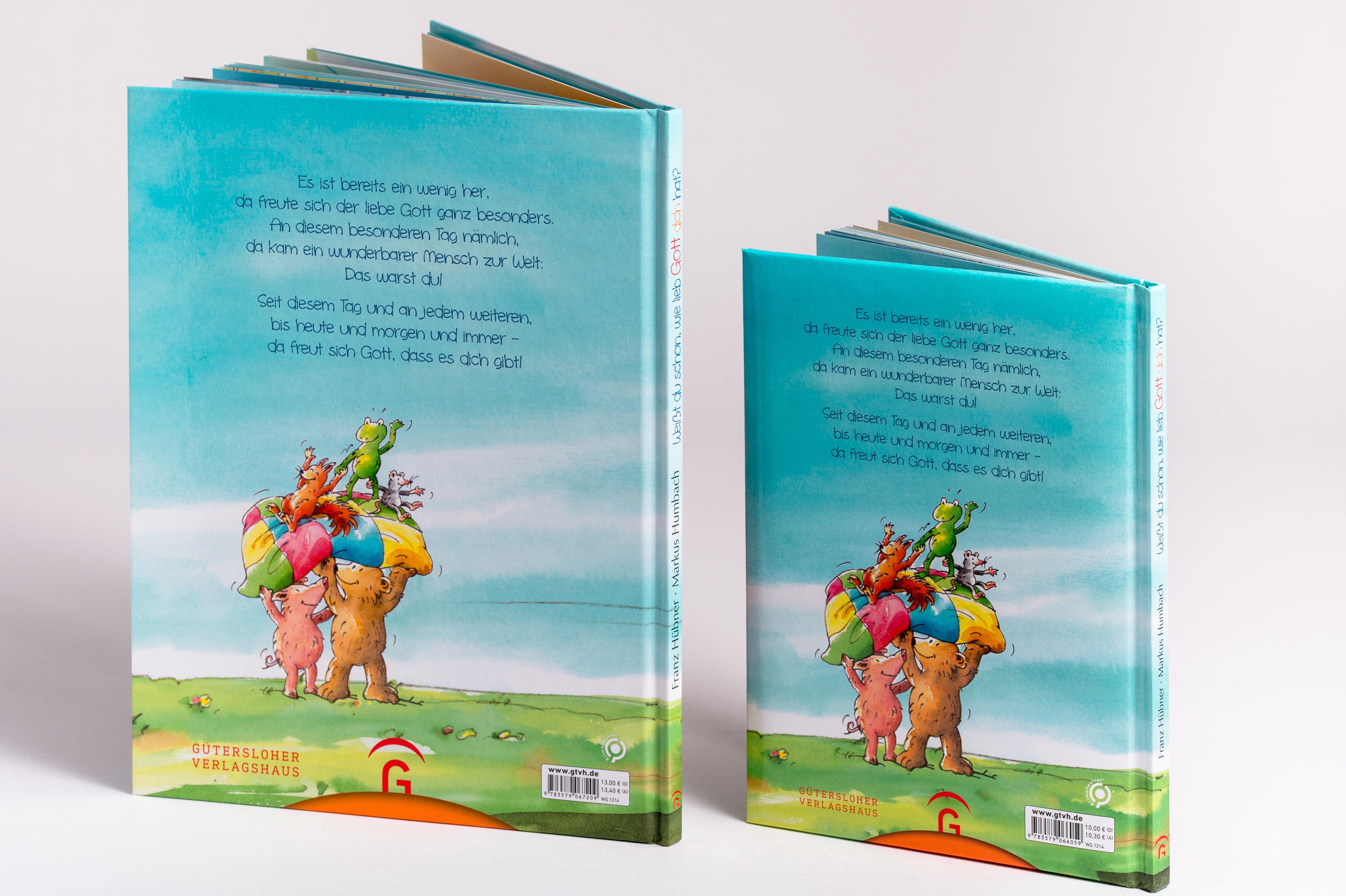 Beispielinhalt (Bild) Weißt du schon, wie lieb Gott dich hat?