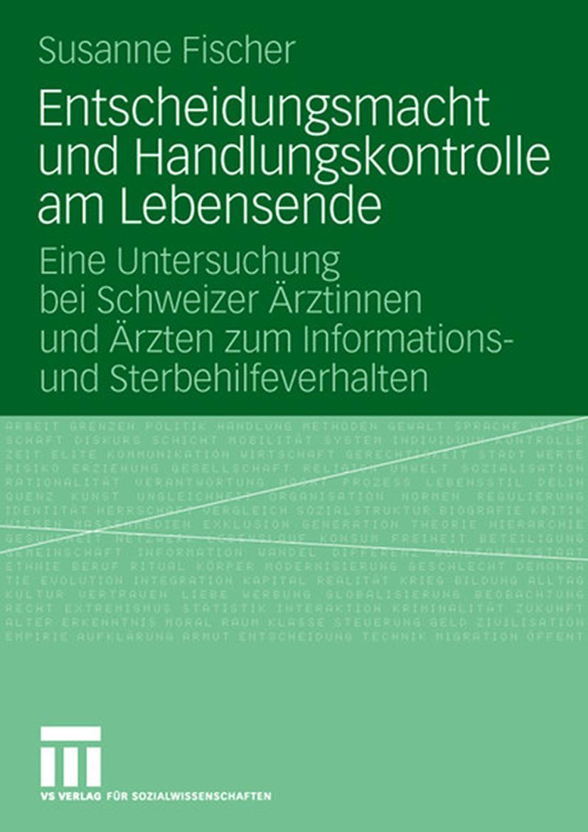 Vorderes Coverbild Entscheidungsmacht und Handlungskontrolle am Lebensende