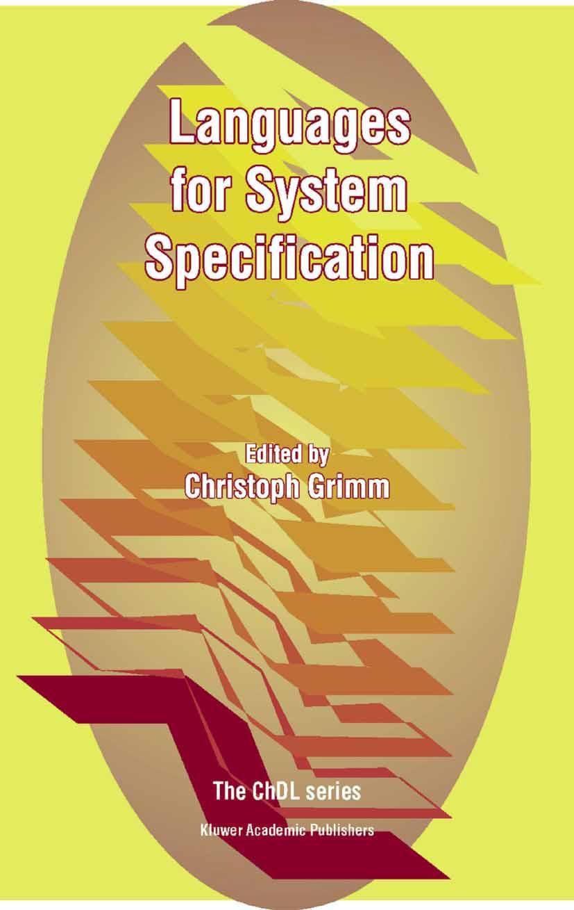 Vorderes Coverbild Languages for System Specification