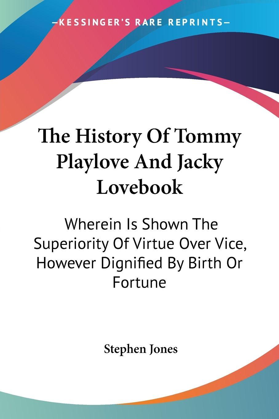 Vorderes Coverbild The History Of Tommy Playlove And Jacky Lovebook
