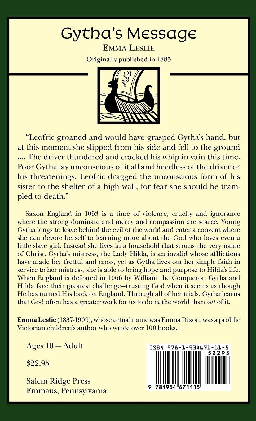 Rückseitencover Gytha's Message