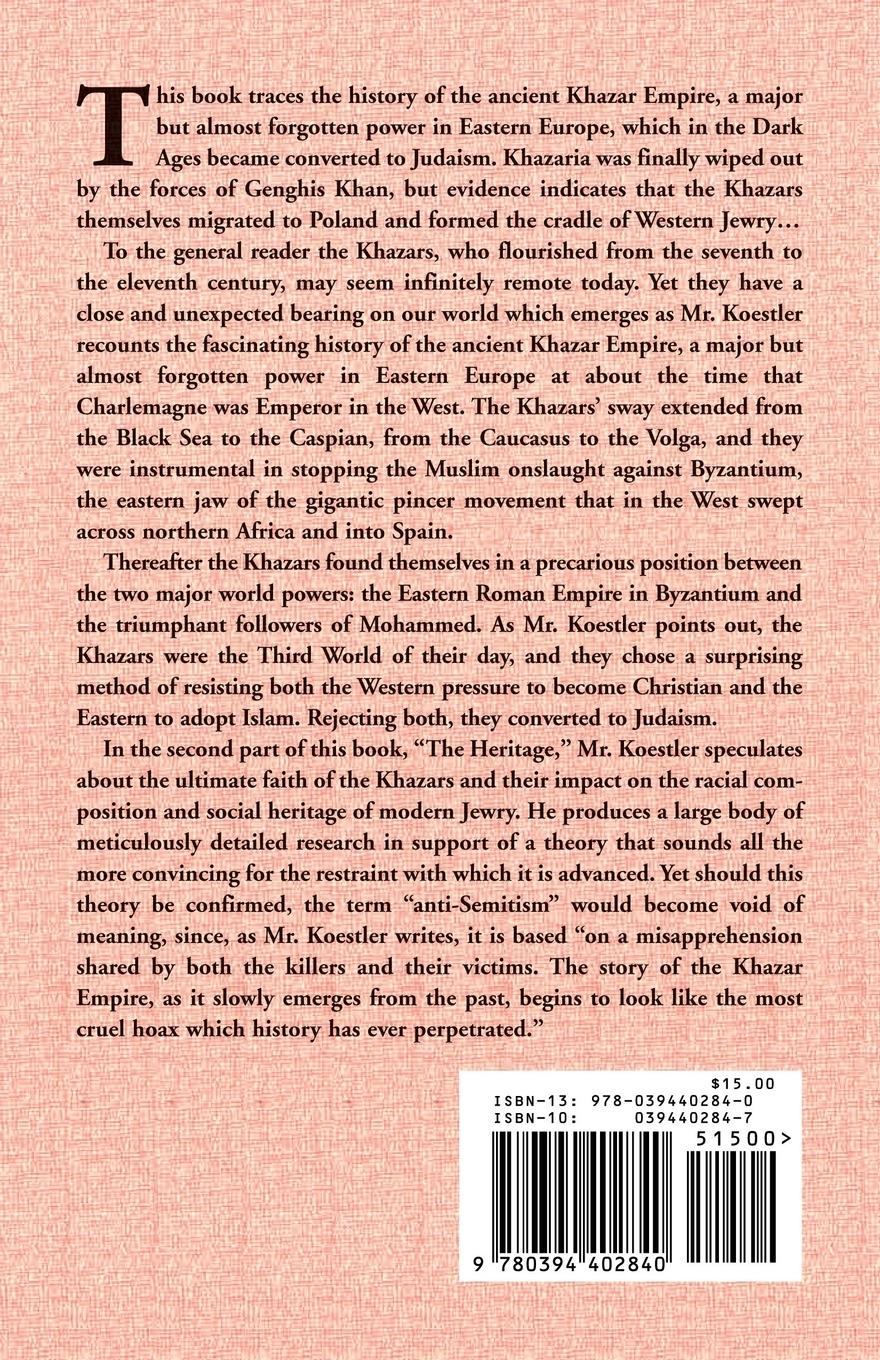 Rückseitencover THE THIRTEENTH TRIBE