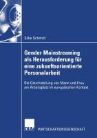 Vorderes Coverbild Gender Mainstreaming als Herausforderung für eine zukunftsorientierte Personalarbeit