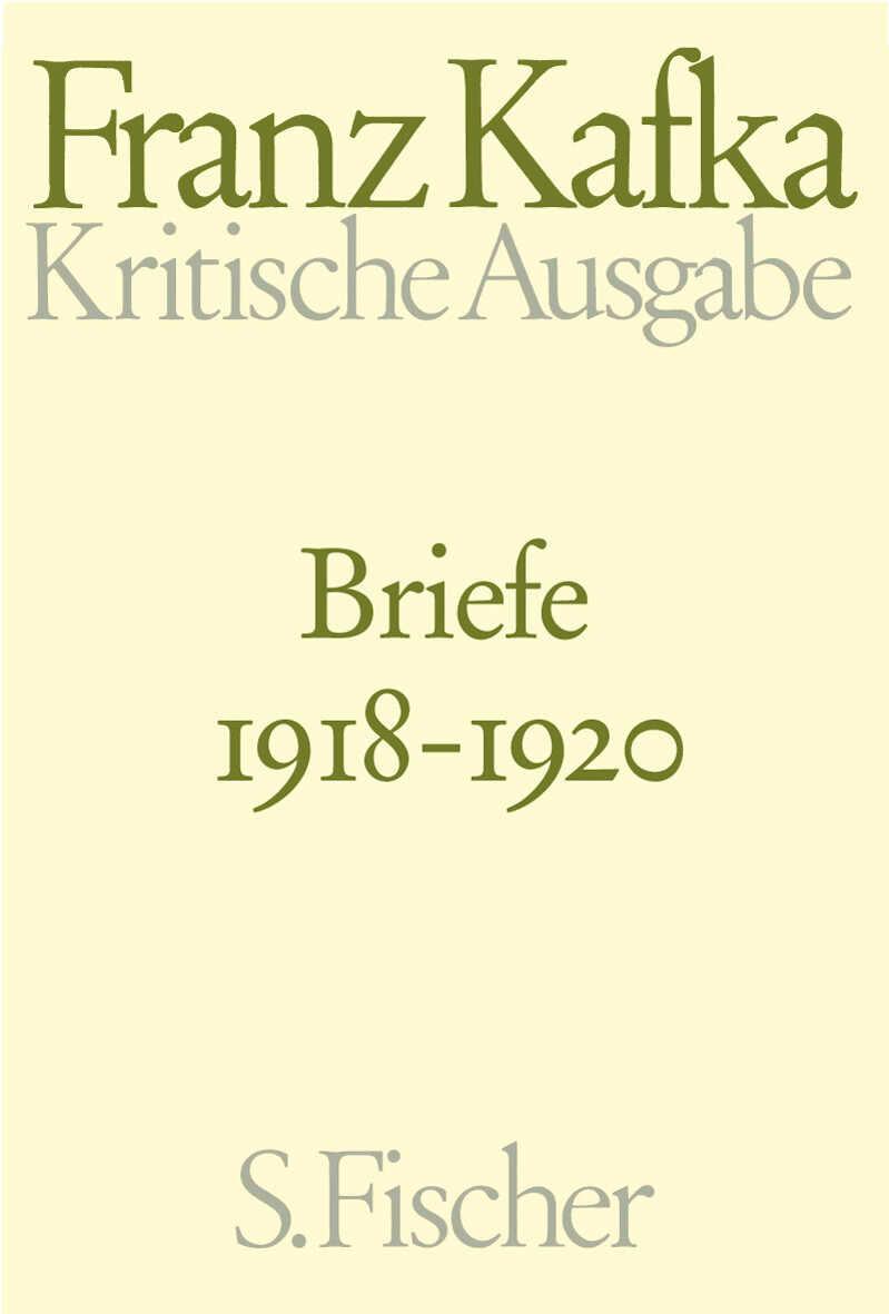 Vorderes Coverbild Briefe  4. 1918 - 1920