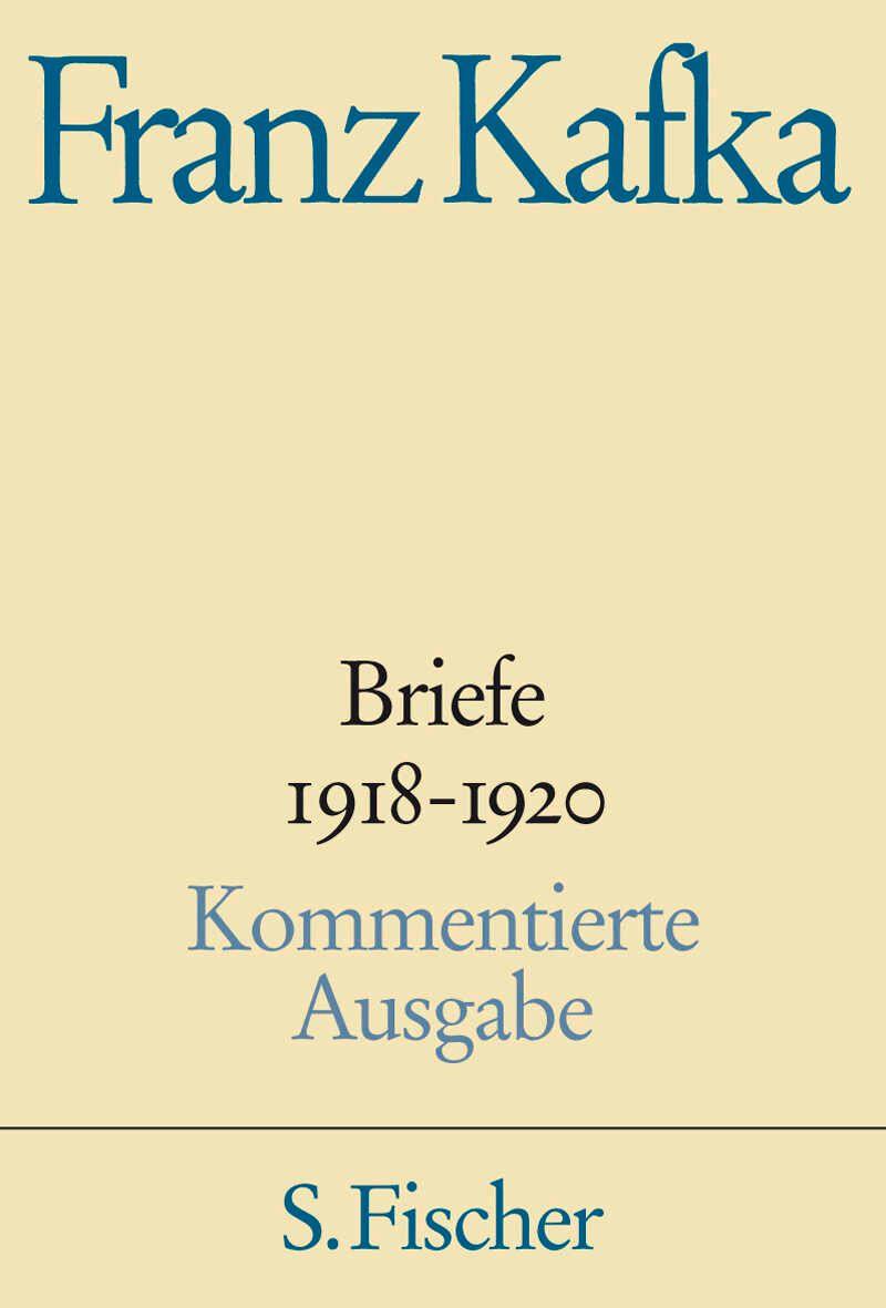 Vorderes Coverbild Briefe 1918-1920