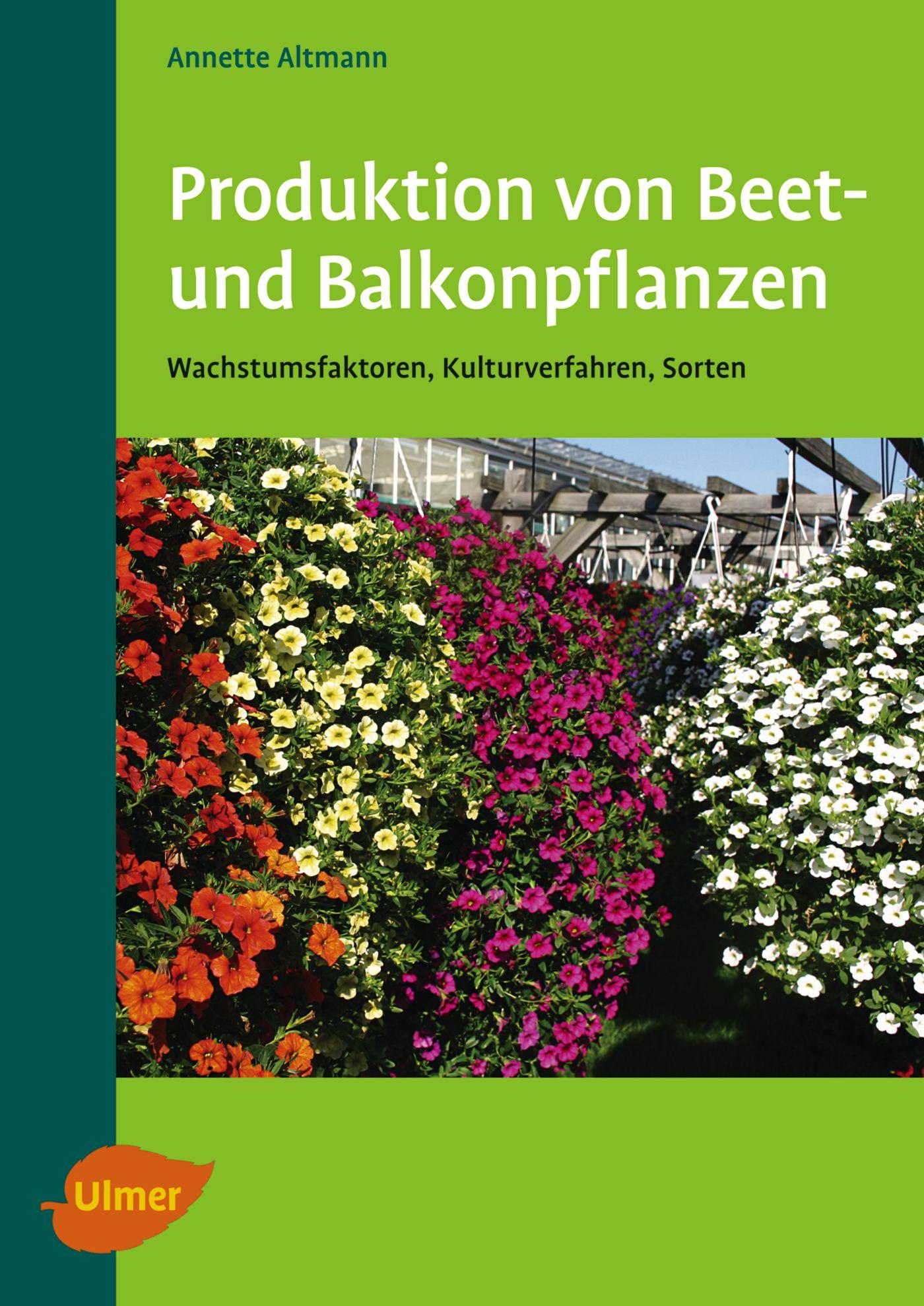 Vorderes Coverbild Produktion von Beet- und Balkonpflanzen