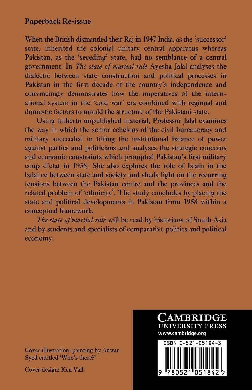 Rückseitencover The State of Martial Rule