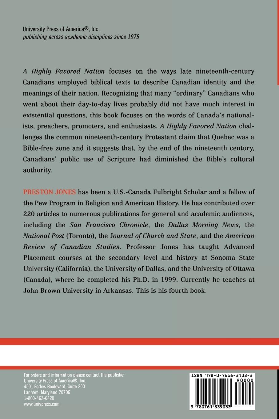 Rückseitencover Highly Favored Nation