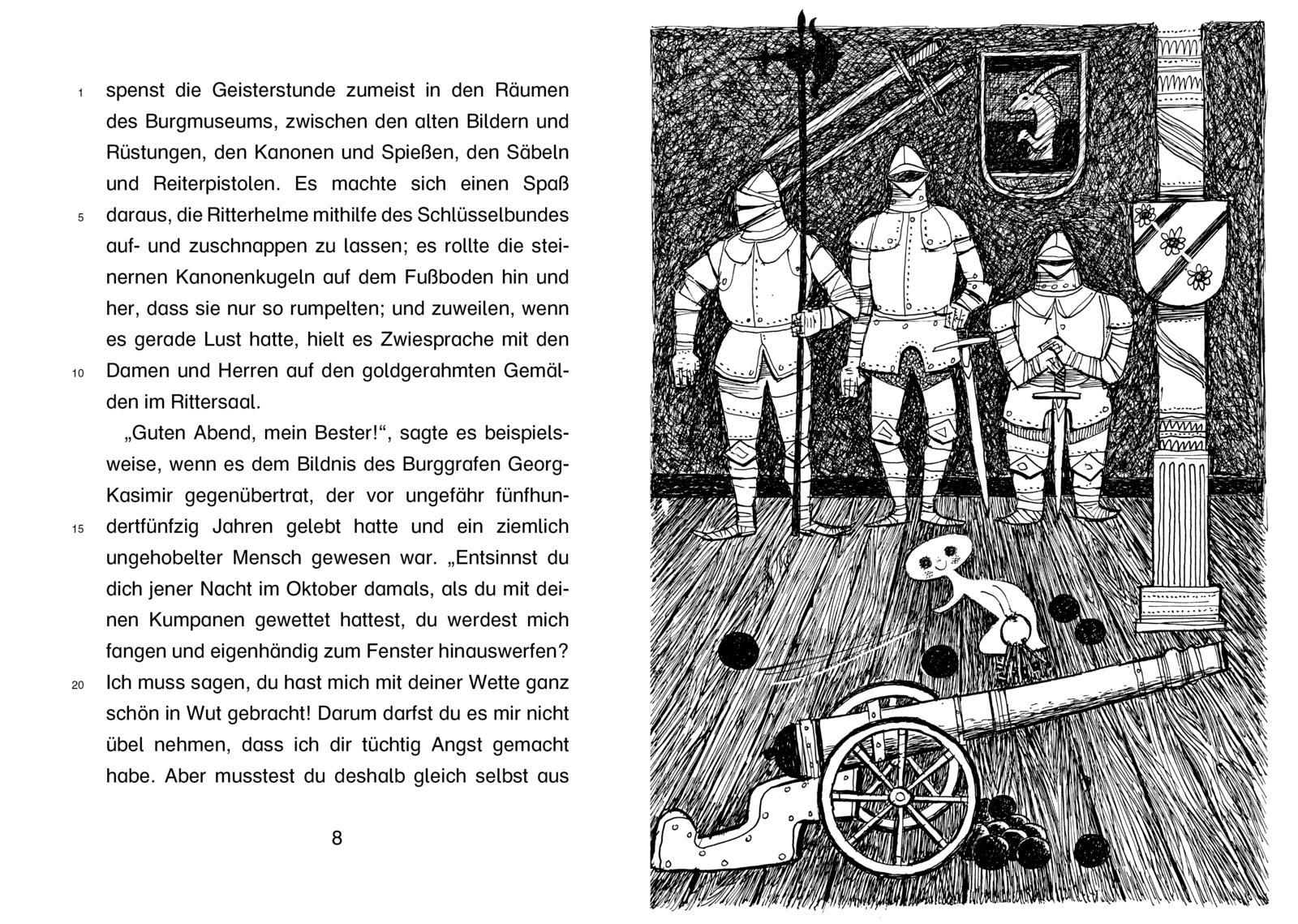 Beispielinhalt (Bild) Das kleine Gespenst